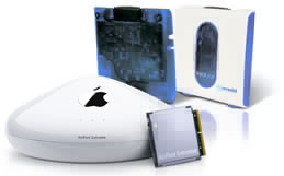 Wi-Fi / Bluetooth Access Points von Apple und Inventel