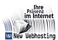 Titelgrafik: 1&1 Webhosting - Ihre Präsenz im Internet