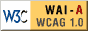 WCAG-A Konformitäts Logo