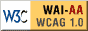 WCAG-AA Konformitäts Logo