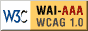 WCAG-AAA Konformitäts Logo
